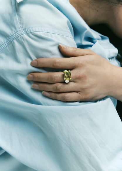 Citrine Duvet Ring