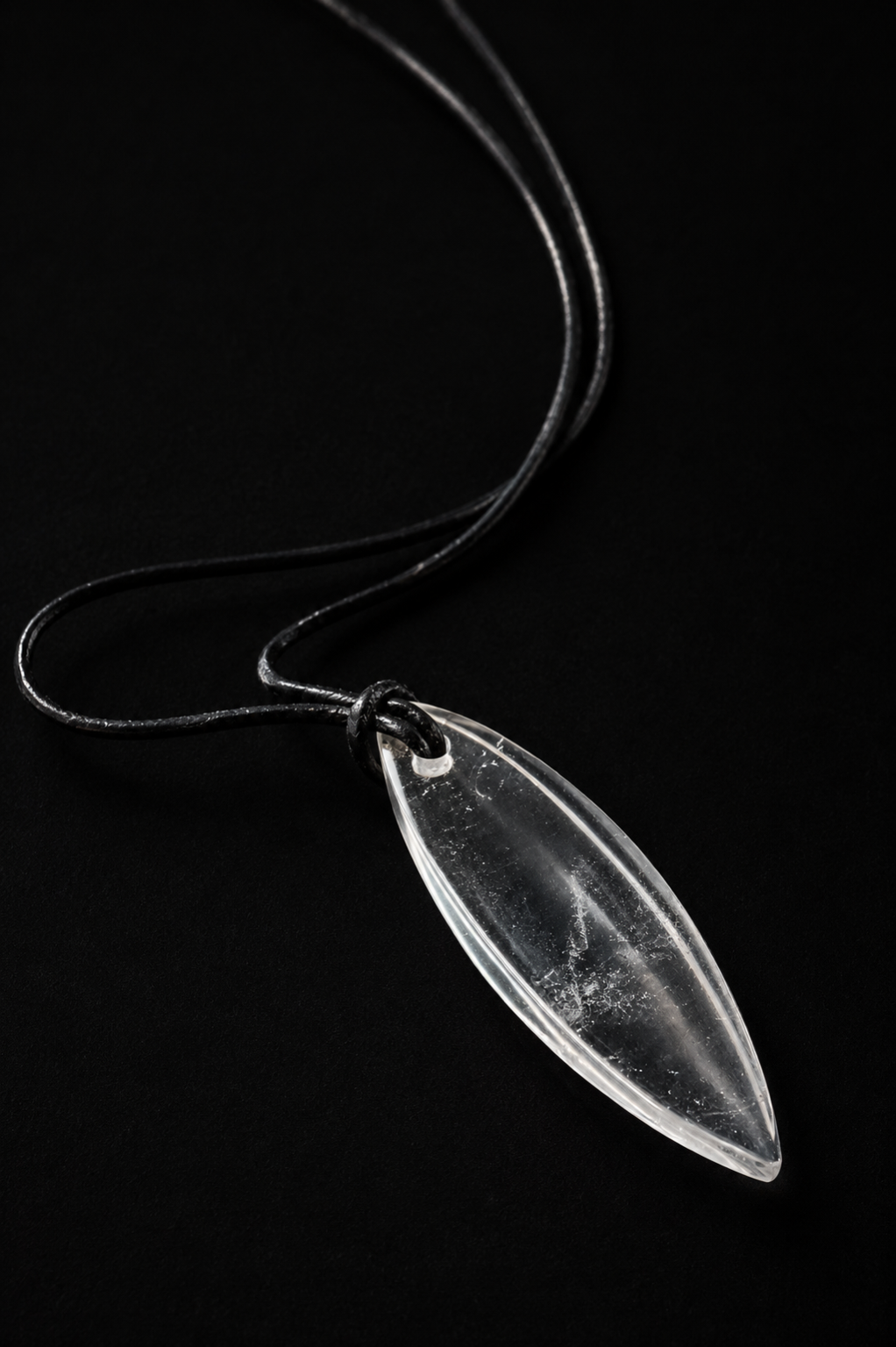 Pendulum Pendant in Rock Crystal