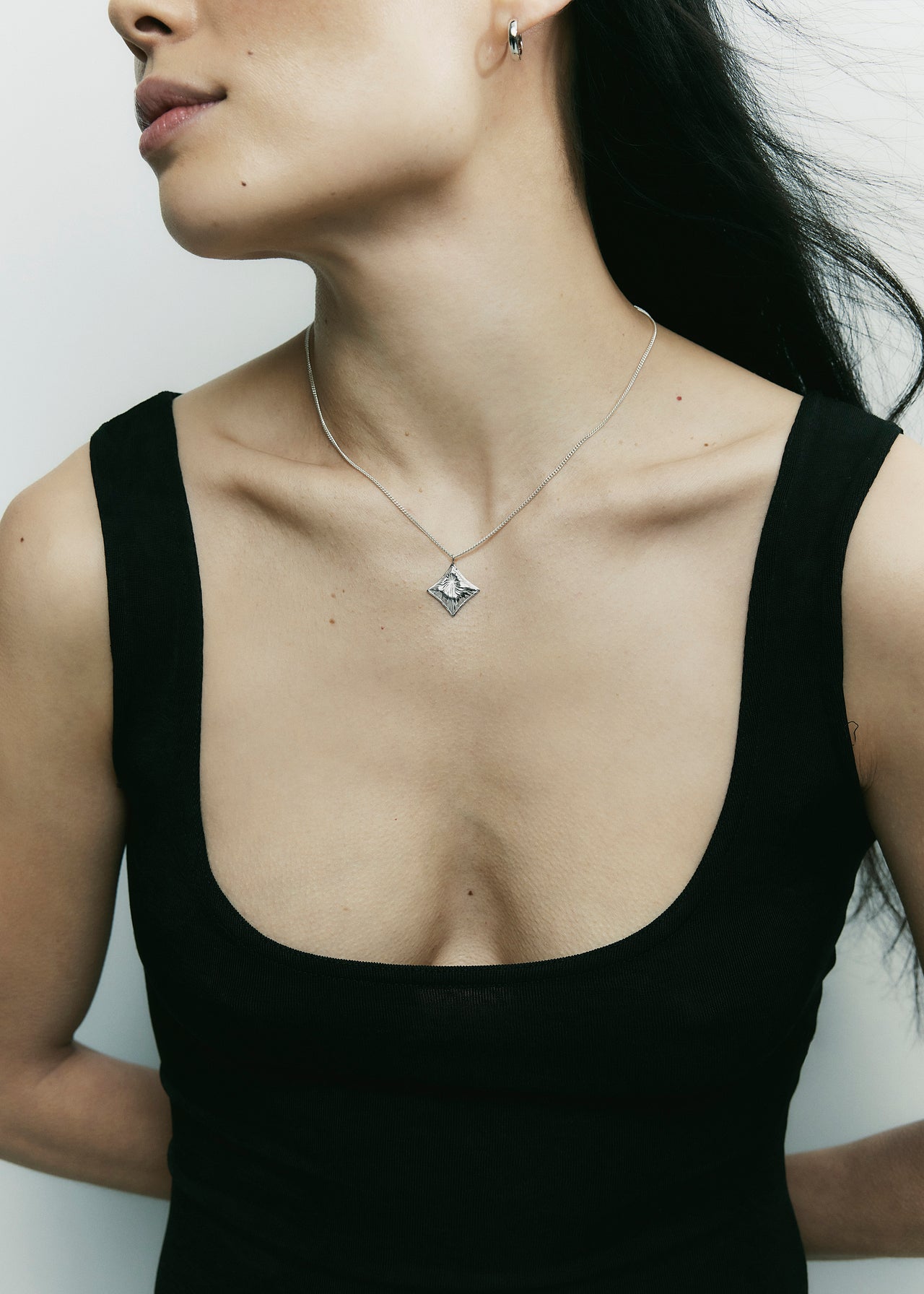 Mini Square Pillow Necklace