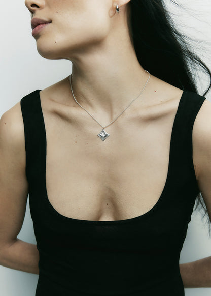 Mini Square Pillow Necklace