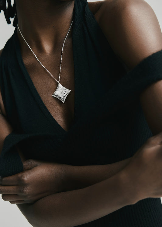 Square Pillow Necklace